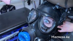 MistressAe Sessions with Princess Latex Rubber Doll: The Sybian Experiment