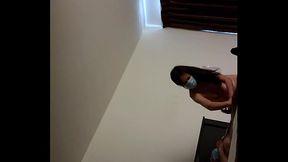 Mask wearing Chinese in hotel