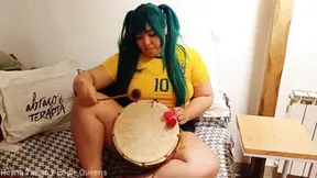 Hot milf Miku gets fucked on stairs and creampied by stepbrother Kaito