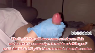 I gave a glove handjob in a nurse costume⭐️