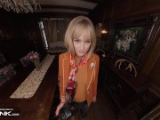 VR Conk: Blonde MILF Ashley Graham Fucks In Ripped Tights In Resident Evil 4 Cosplay Parody