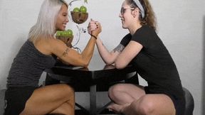 Akira & Adara: Strip Arm Wrestle