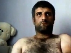 Masturbating Turkey-Turkish Natural Bear Volkan 2