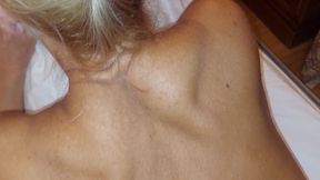 Amateur Blonde Mature Wife Enjoys Body Worship