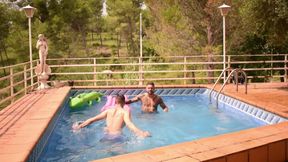 Martial Art Trainning and Then Jerkoff Together