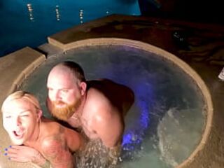 Hot Tub Sex With Blonde Cheating Wife Deliah Grace WCA Productions