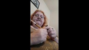 Nurse Vicki Smokes Corncob Pipe! wmv