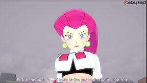 jessie rocket red sex on the park - team rocket pokemonster - full & pov version on sheer & ptrn: fantasyking3
