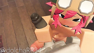 Roblox femboy hand-job