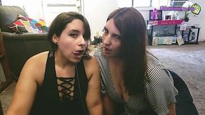 Caught cheating, now we'll suck his big cock ft. Paige Steele - Pt. 2