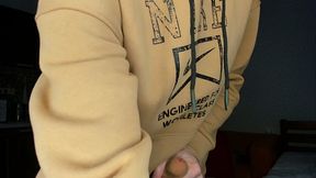 Naughty Boy Cranks Veiny Rod For Creamy Cum Doom