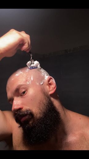 Asmr Video of Me Shaving Head