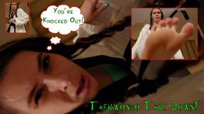 4K Ziva Fey Taekwondo Takedown POV You Lose!