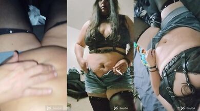 Hot lingerie outfit check turns into smoking hot fun
