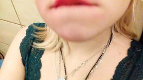 I show at home my naked beautiful breasts and gentle touches. Close-up
