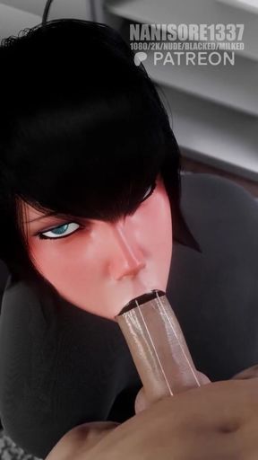 Mavis Sloppy Blowjob Rule34 3D Animation