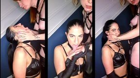 sale: dom gets sub to beg for your cum while taking her spit