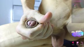 Hot Veiny Guy Slowly Strokes His Huge Beautiful Cock On Your Face