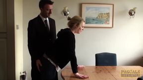 PASCALSSUBSLUTS - Amber West dommed and jizzed in mouth