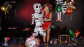 Madi B's Halloween Mylar Mass Pop HD (1920x1080)