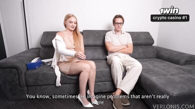 Therapist ruins me in a wild verified couple session creampie disaster