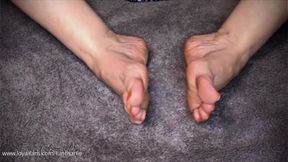 💦 Slow & Slippery — Oiled Feet Close-Up 💦