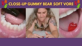 Close-Up Gummy Bear Soft Vore