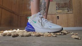 Giantess Chrissy nut crushing in air max270