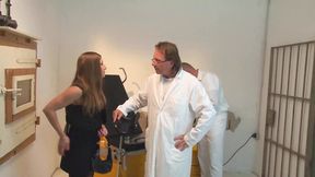Doctor's mix of beauties with shaved cunt