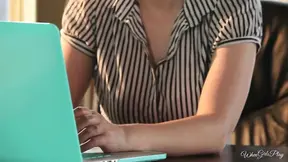 Two sexy ladies make out and eat out