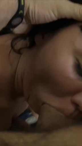 Asian babe takes it deep in her ass