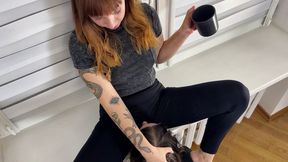 Service My Pussy And Ass While I Drink My Coffee - Lezdom Ass and Pussy Worship (MP4 HD 720p)