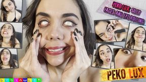 Eye Crossing and Rolling Silly Faces with Peko Lux - WMV (HD 1080p)