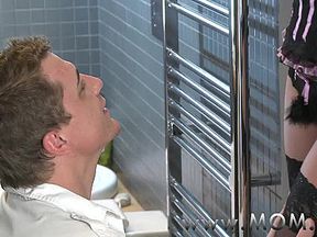 Momma Hairy MILF makes love to her man