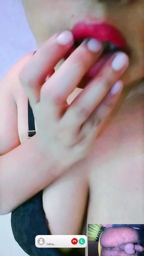 Beautiful Girl Video Call Sex with Desi Village Guy