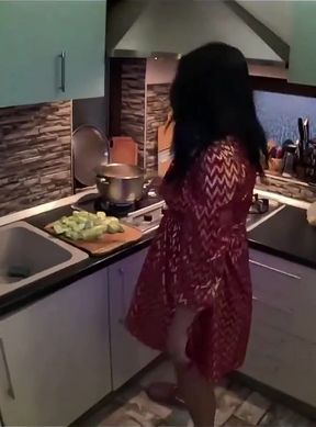 I Use My Virgin Neighbor While Cooking Humiliation, Control &amp; Kitchen Cum Play
