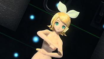 Kagamine Rin Kokoro Project diva Nude Mod Full Nude