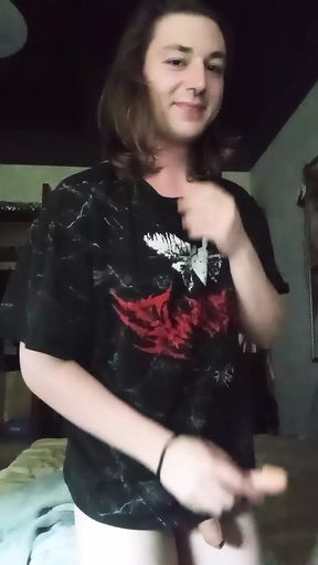 My first video. Lilith Serah Krauser moans from small dildo
