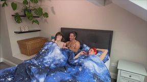 Best Friends Share A Lucky Guy and Get Stacked Up & Fucked