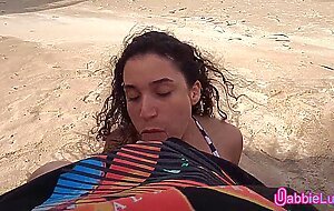 Fucking her tight pussy on recife beach