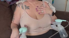 Massaging + pumping breast milk