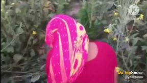 Village Bhabhi Fucked in Mustard Field in Doggy Style by Field Owner