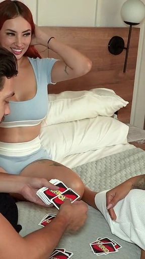 A Card Game Ends in a Rough Threesome with Two Colombian Women and an Italian Man - Andrea Castro, Mariana Martix & JOE Dimarco
