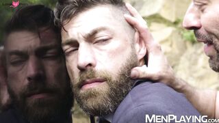 Dominant Police officer Leo Bacchus destroys the ass of OnlyMatt