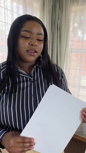 Ebony Boss Gets Fucked by Her Employee