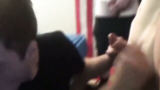 EPIC DEEP THROATING CHAOS Innocent Cutie Teeters On The Edge As 3 RAW stallions UNLEASH THEIR FURY AND BAMBOOZE HIM SENSELESS!