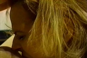 Vintage session with petite MILF who likes double penetration