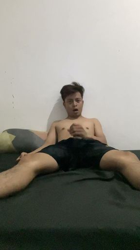 Gay caught masturbation
