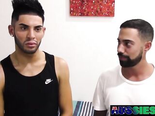 Aussie Amateur Luca Gets Unfathomable Screwed By Roccos Giant Dong