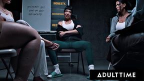 ADULT TIME - PAWG Sex Addict Anna Claire Clouds Taunts Cop During Interrogation Into HARD ROUGH SEX!
